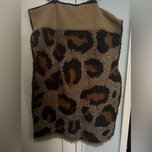 Leopard Print Fabric soft oversized 🧣